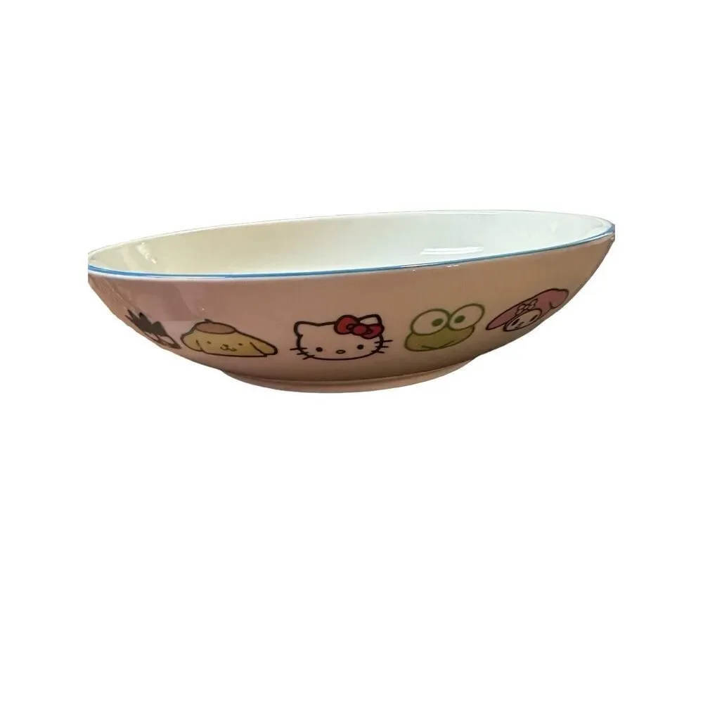 Silver‎ Buffalo Sanrio Hello Kitty and Friends 9” Pasta Bowl NEW